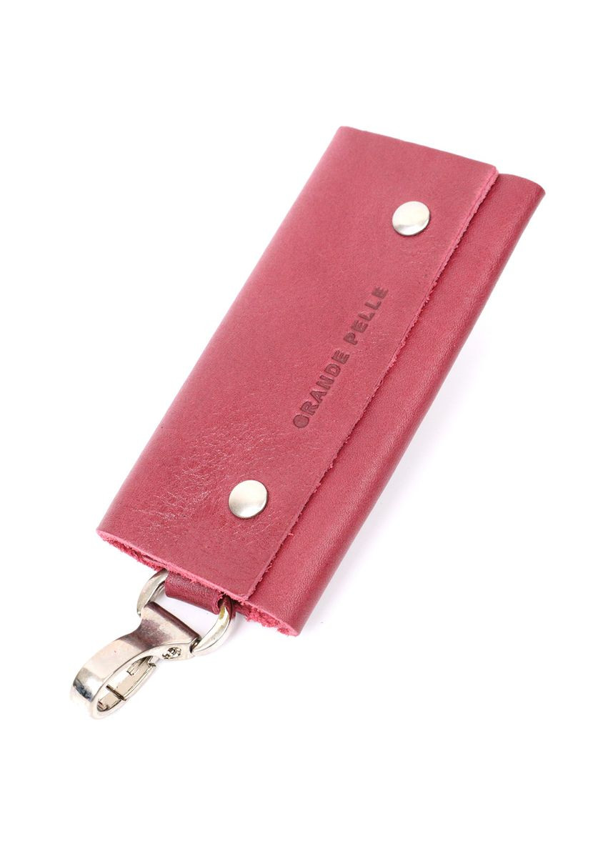 Женская кожаная ключница на кнопках 11640 Grande Pelle (298569153)