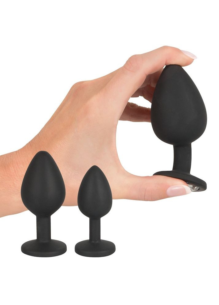 Набір анальних пробок - Black Velvets Anal Kit Orion (322184185)