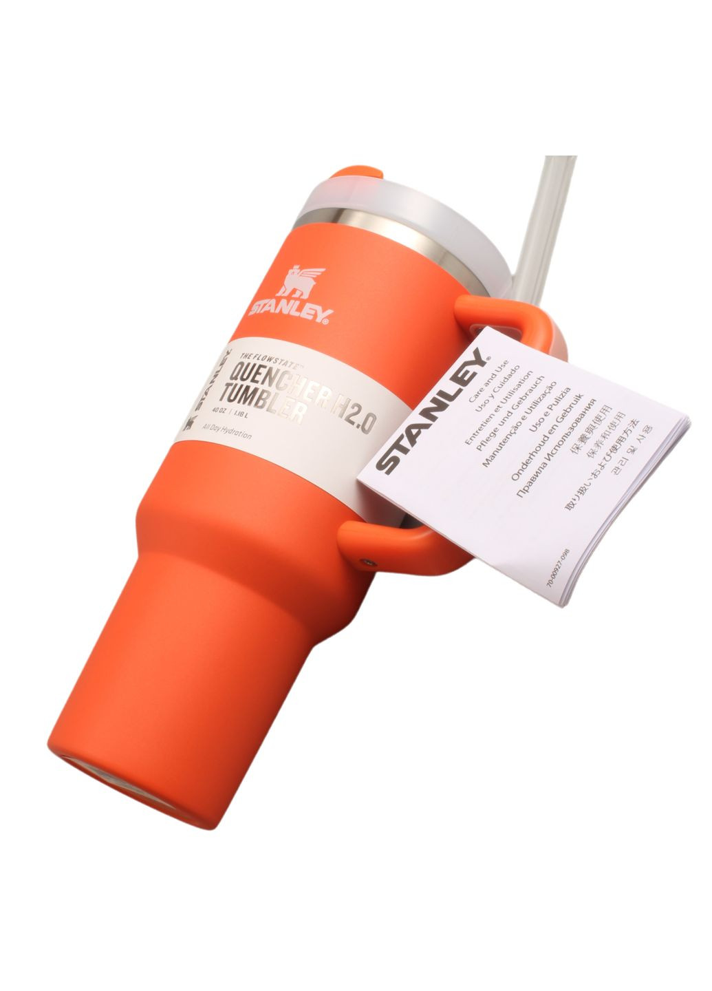 Термос термочашка Quencher H2.0 Tumbler з нержавіючої сталі 1,18 л Tigerlily KT6007819 Stanley (315833245)