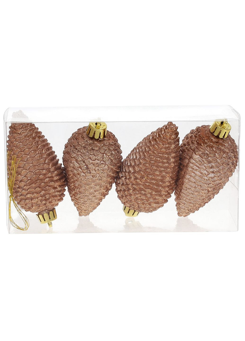 Набір ялинкових прикрас Серця 6см, колір - рожевий фламінго, 6 шт.: перламутр, матовий, гліттер - по 2 шт Home Decor (361145670)