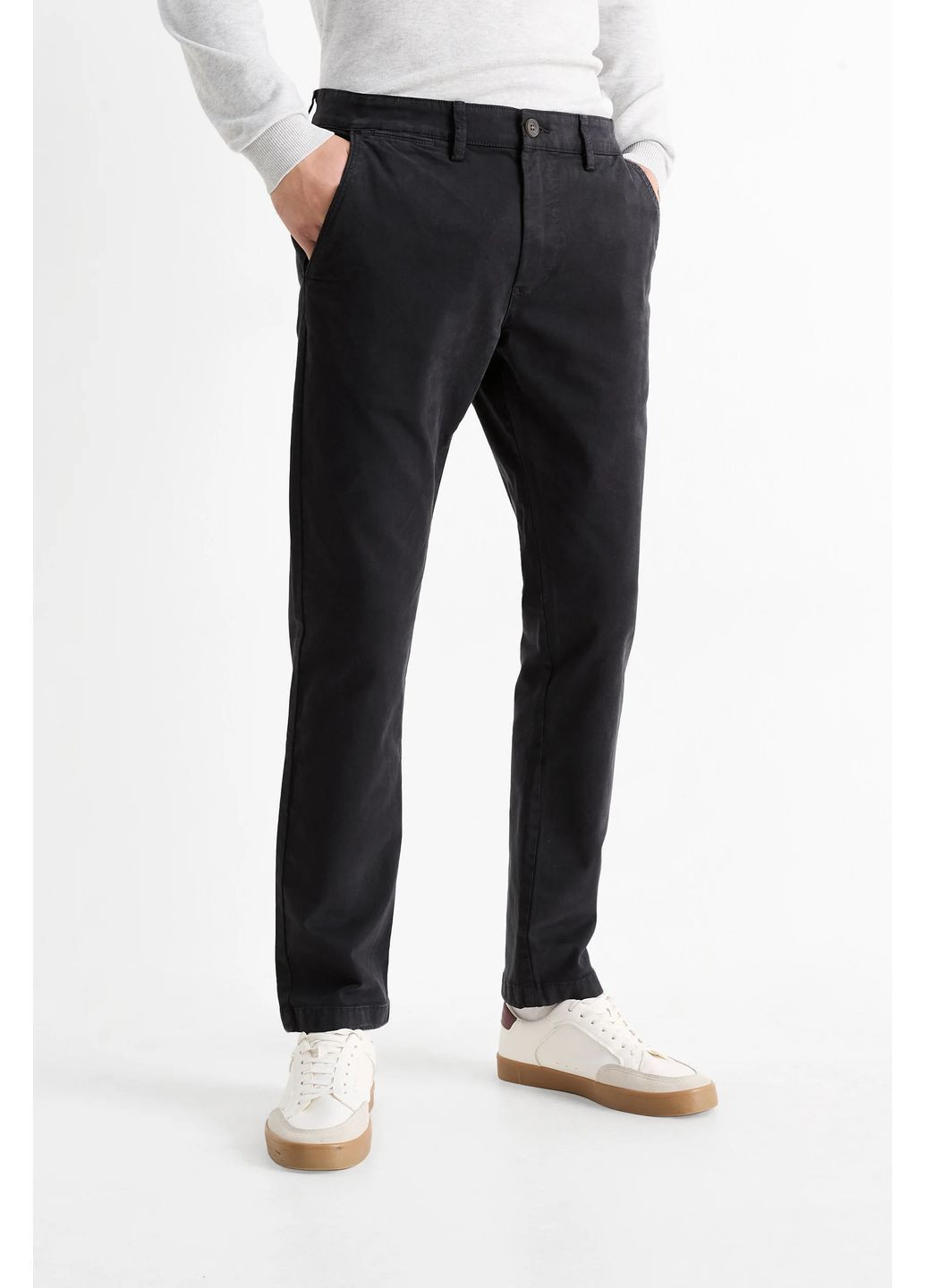 Темно-синие демисезонные брюки C&A