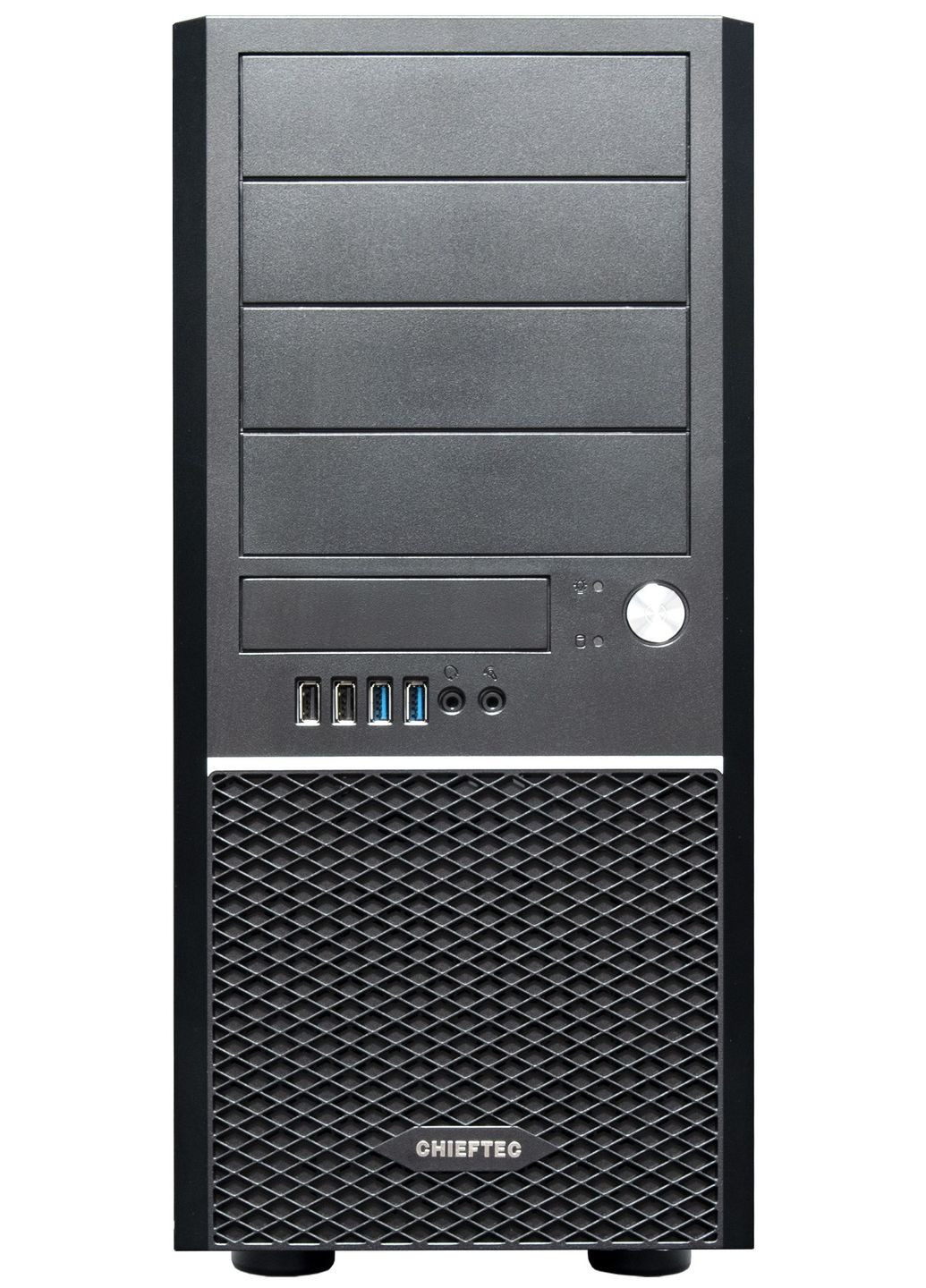 Корпус CLASSIC CM-25B-OP, без БЖ, 2xUSB3.0, ATX, Black Chieftec (314778890)