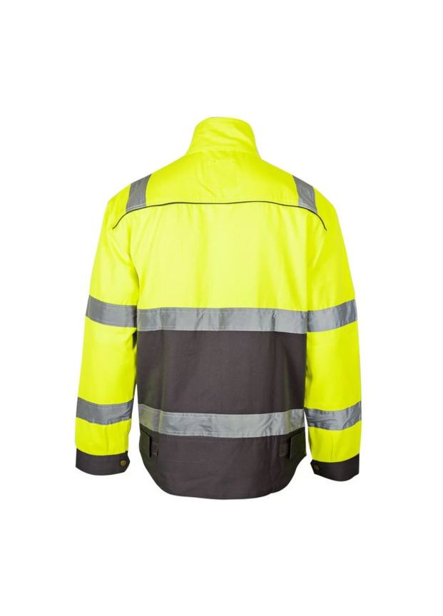 Жовта демісезонна робоча куртка sunderland (, ) для ідентифікації працівників в небезпечній зоні (25381) Sizam