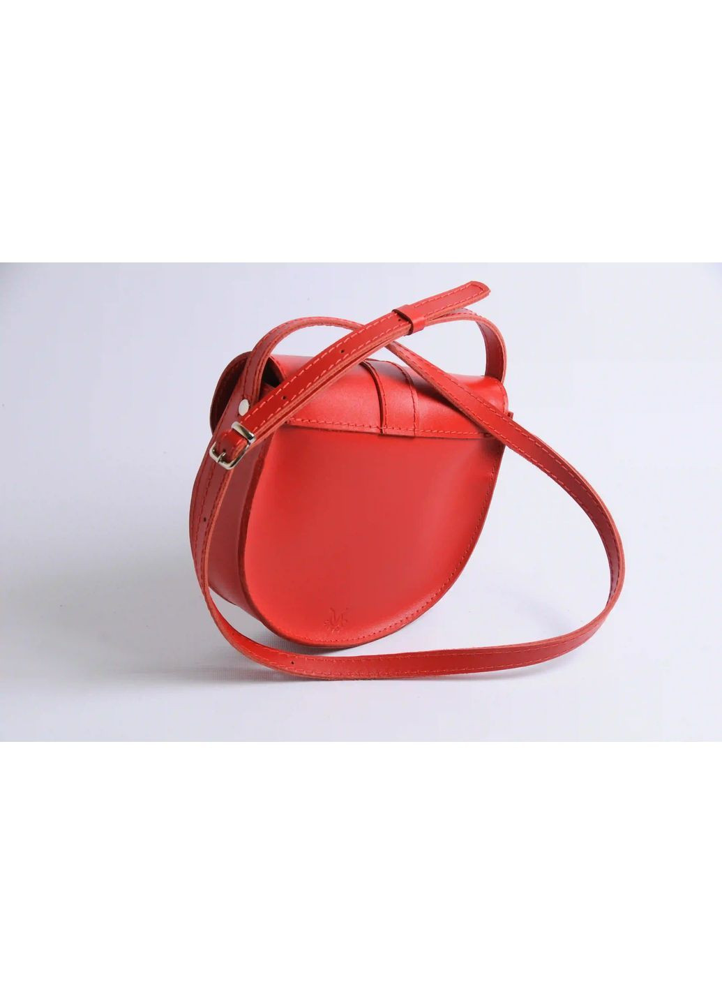 Сумка ручної роботи з натуральної шкіри червона Helen Мі-Мі Бохо (370671431)
