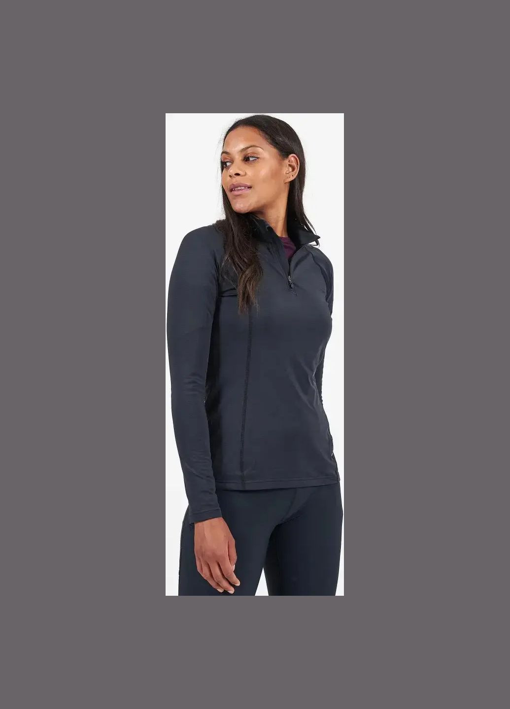 Термокофта Female Dart Thermo Zip Neck Black Montane (317659663)