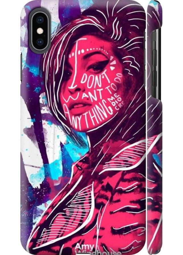 3D пластиковый глянцевый чехол 'Эми' для Endorphone Apple iPhone XS Max (278054720)