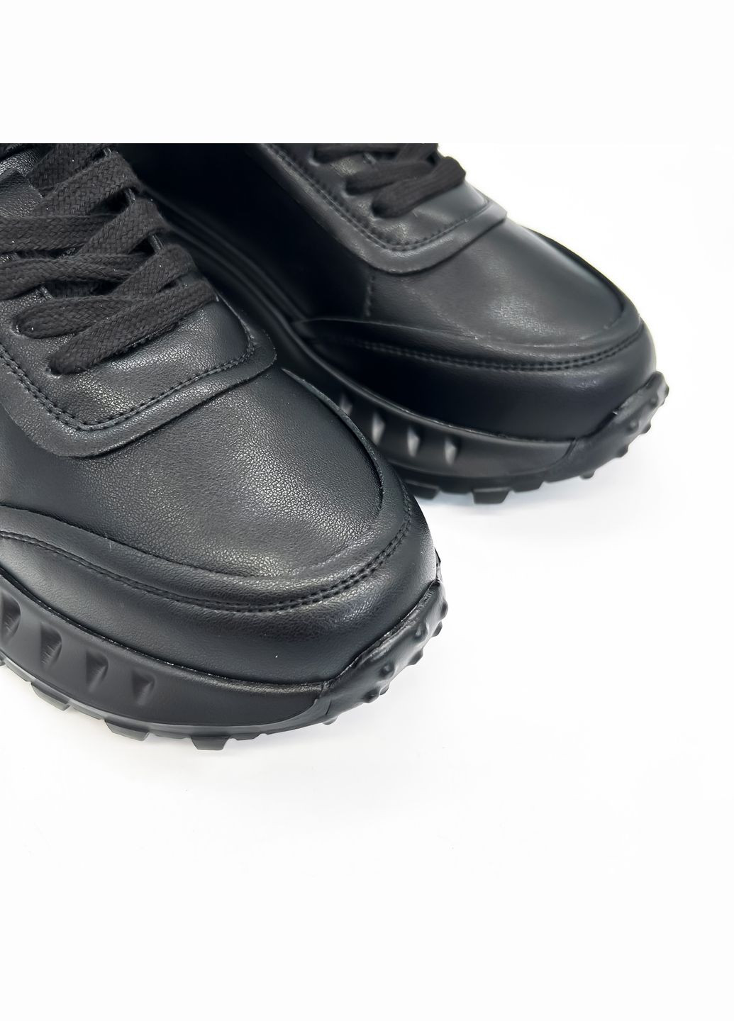 Черные всесезонные кроссовки (р) кожа 0-1-1-yc-021-69 Lifexpert