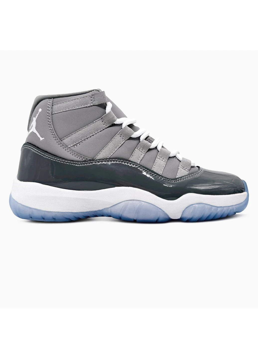 Сірі кросівки чоловічі nike air jordan 11 retro cool grey найк аір джордан сірі демісезон No Brand