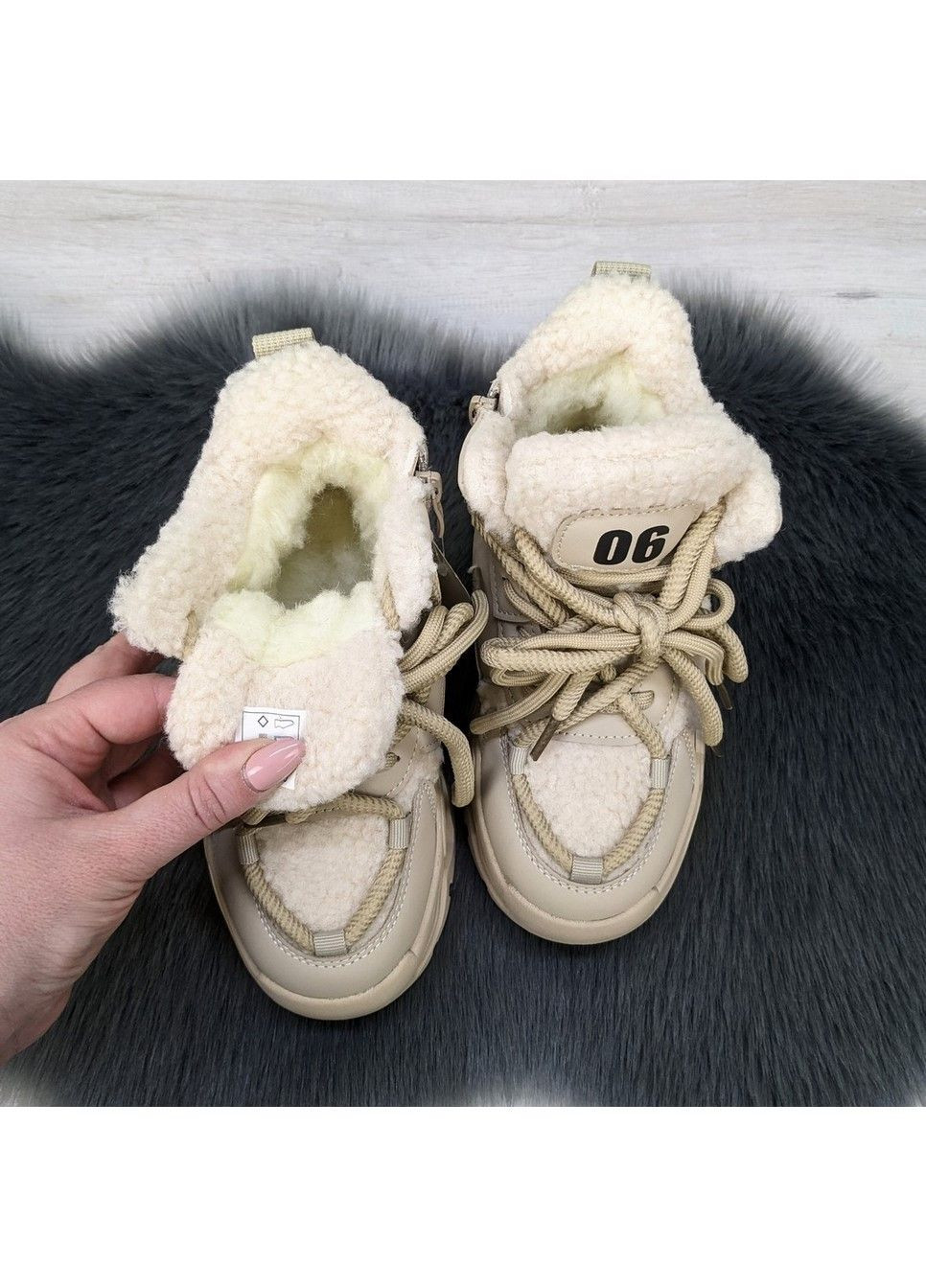 Черевики зимові дитячі для дівчинки на платформі Jong Golf (307793018)