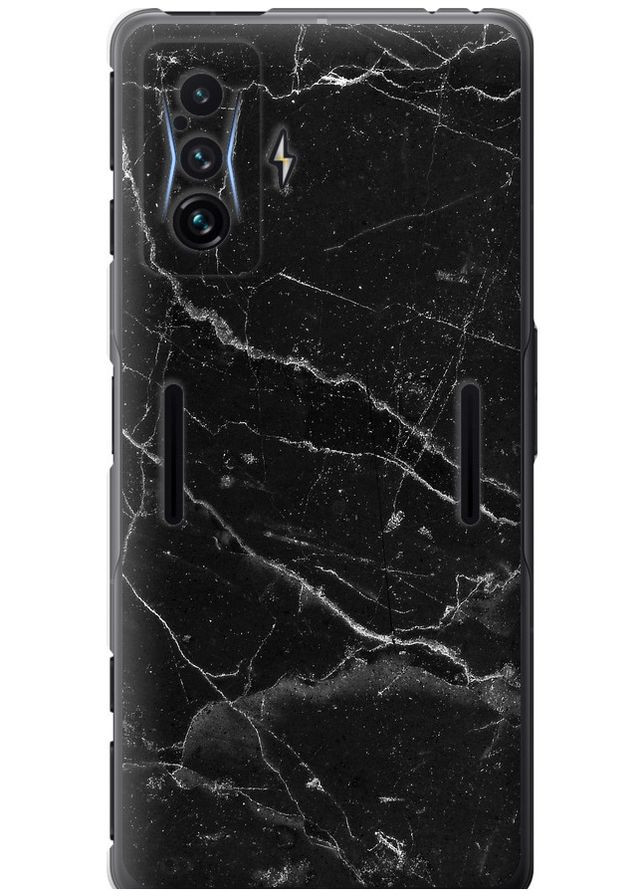 Силиконовый чехол 'Черный мрамор v2' для Endorphone Xiaomi Poco F4 GT (316647050)