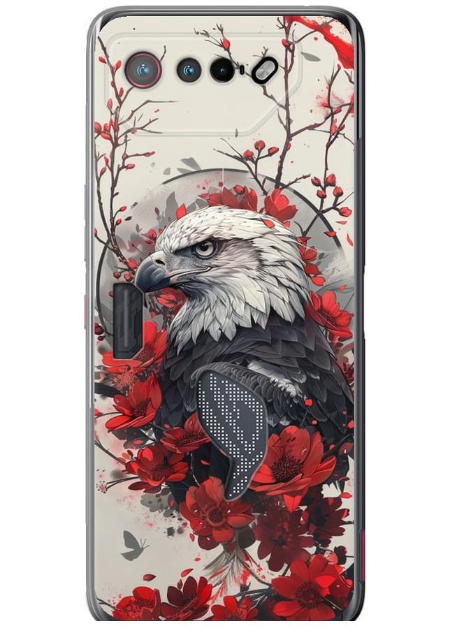 Силиконовый чехол 'Рубиновый орел' для Endorphone asus rog phone 7 (291132348)