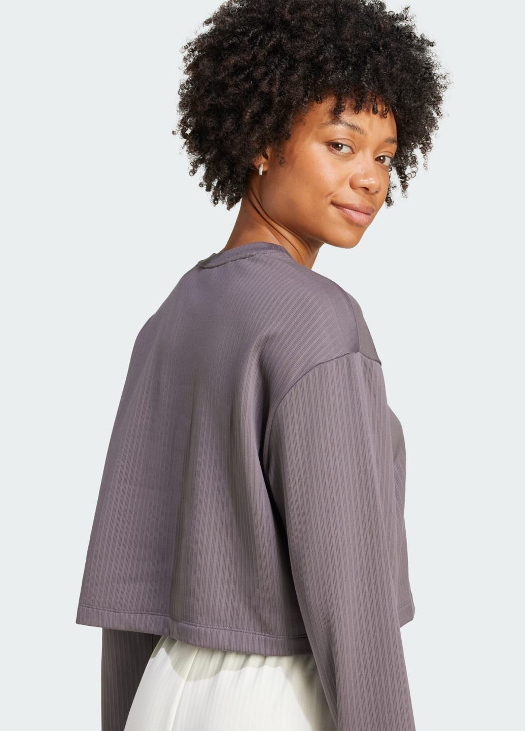 Лонгслив Essentials Winterized Wide Rib adidas (352473972)