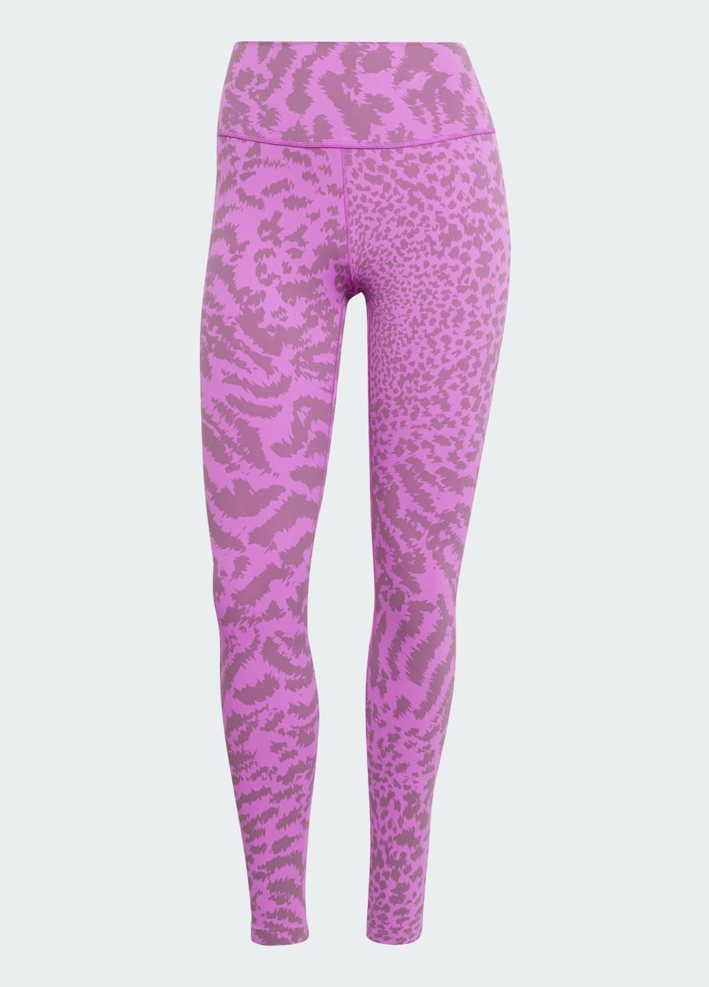 Фиолетовые демисезонные леггинсы all me allover print 7/8 adidas