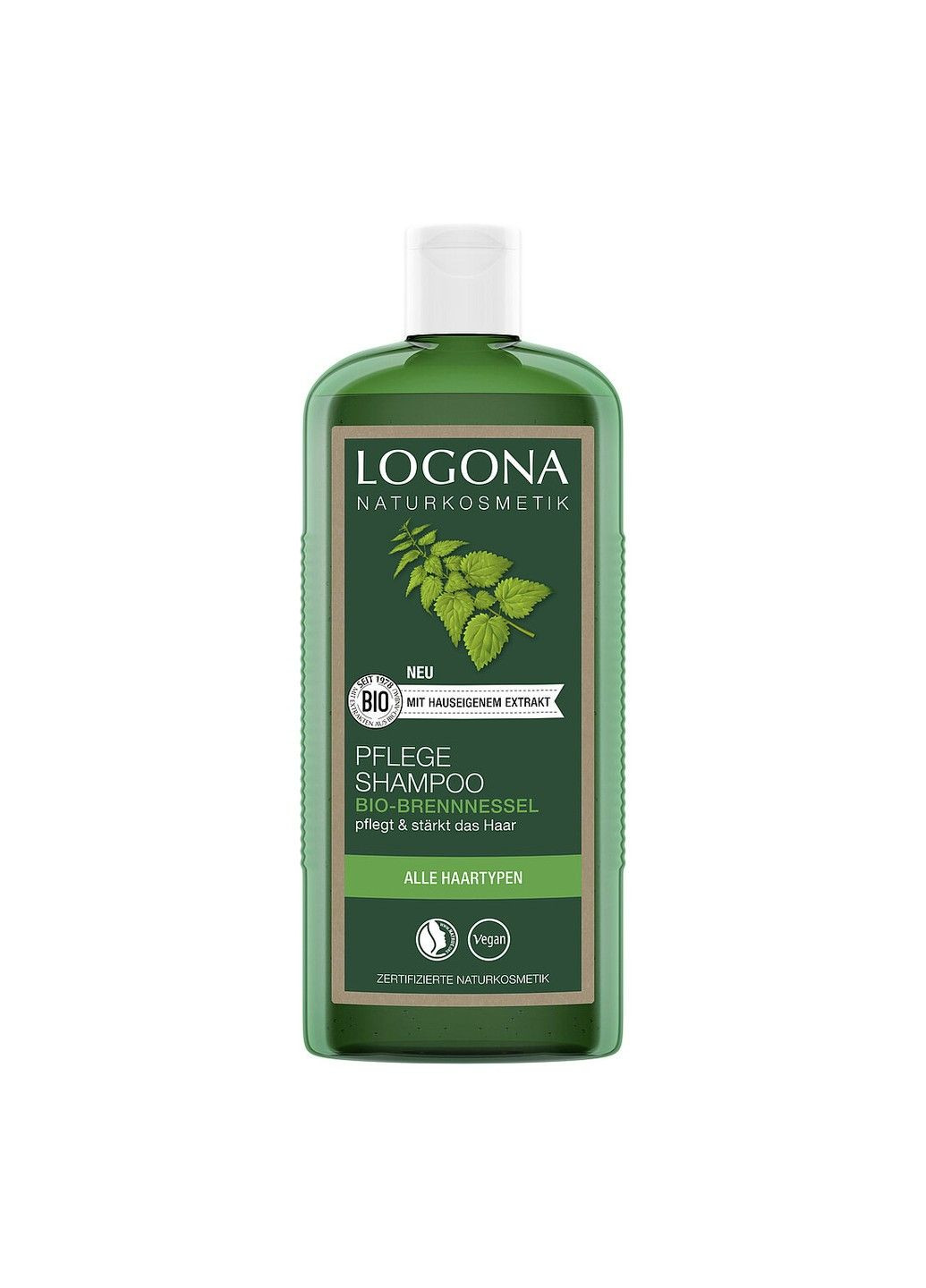 БІО-Шампунь для нормального волосся для щоденного догляду Кропива 250 мл Logona (298055820)