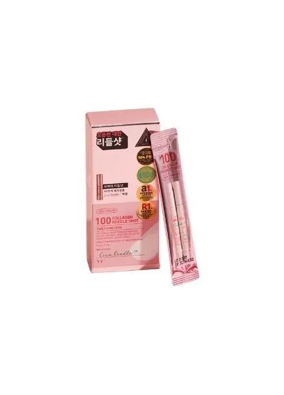 Сток бустер со спикулами и коллагеном COLLAGEN REEDLE SHOT 2ml*10шт VT Cosmetics (365846363)