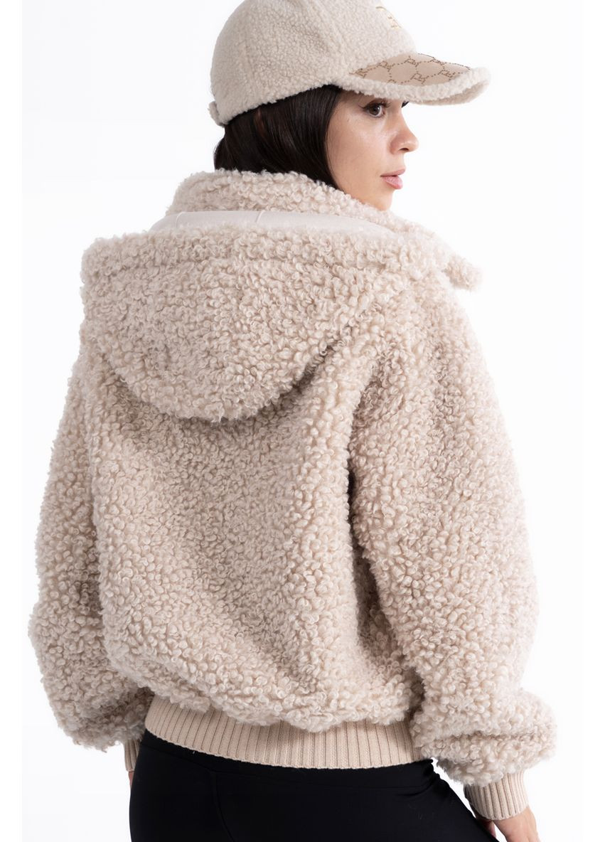 Бежева кожушок жіночий nf 25638 Freever