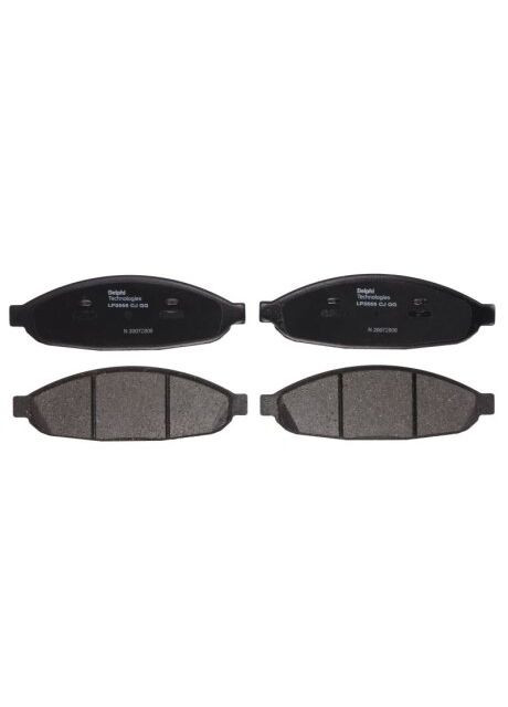 Комплект тормозных колодок из 4 шт. дисков Delphi (366214004)