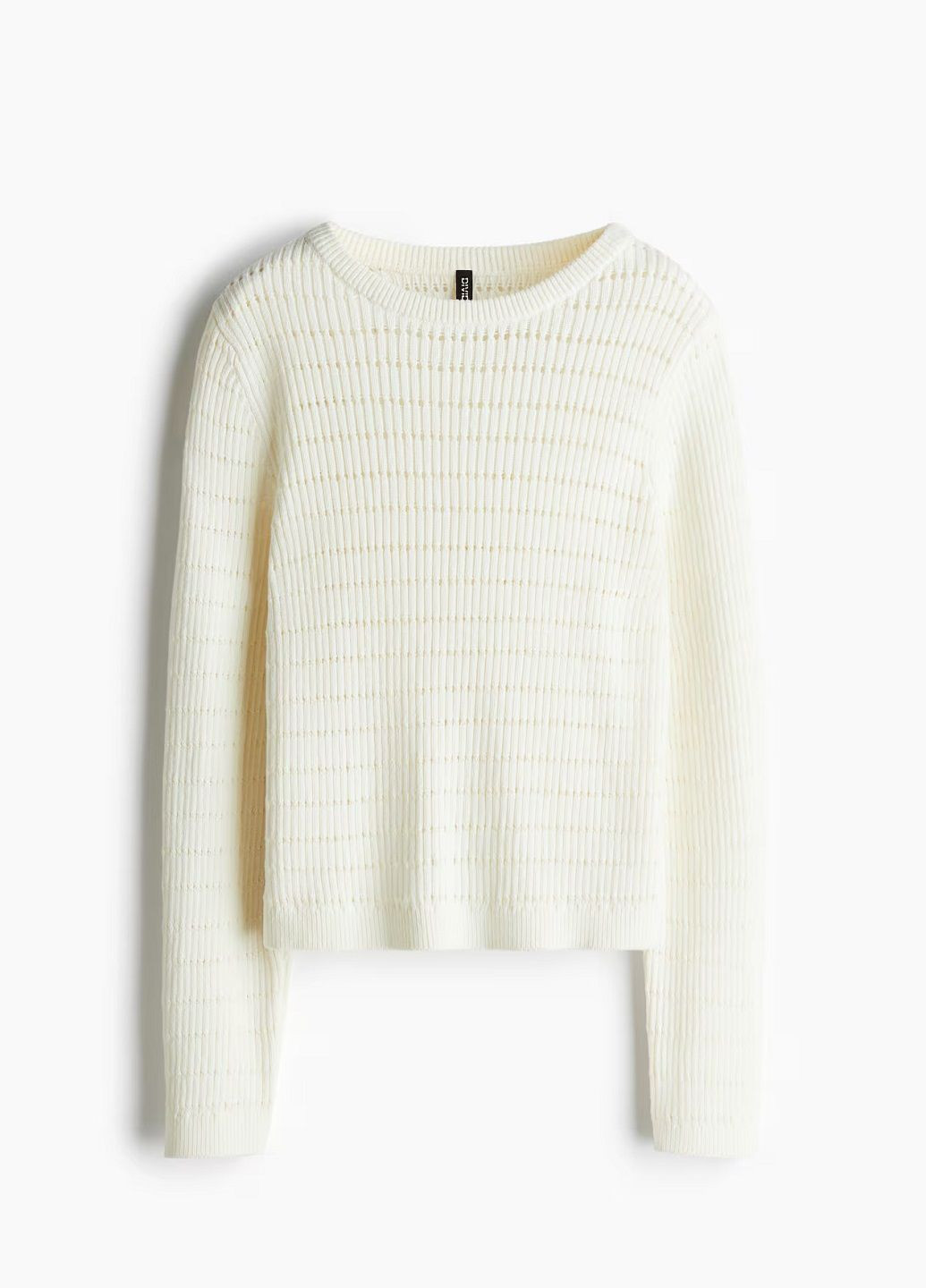 Молочный демисезонный свитер H&M