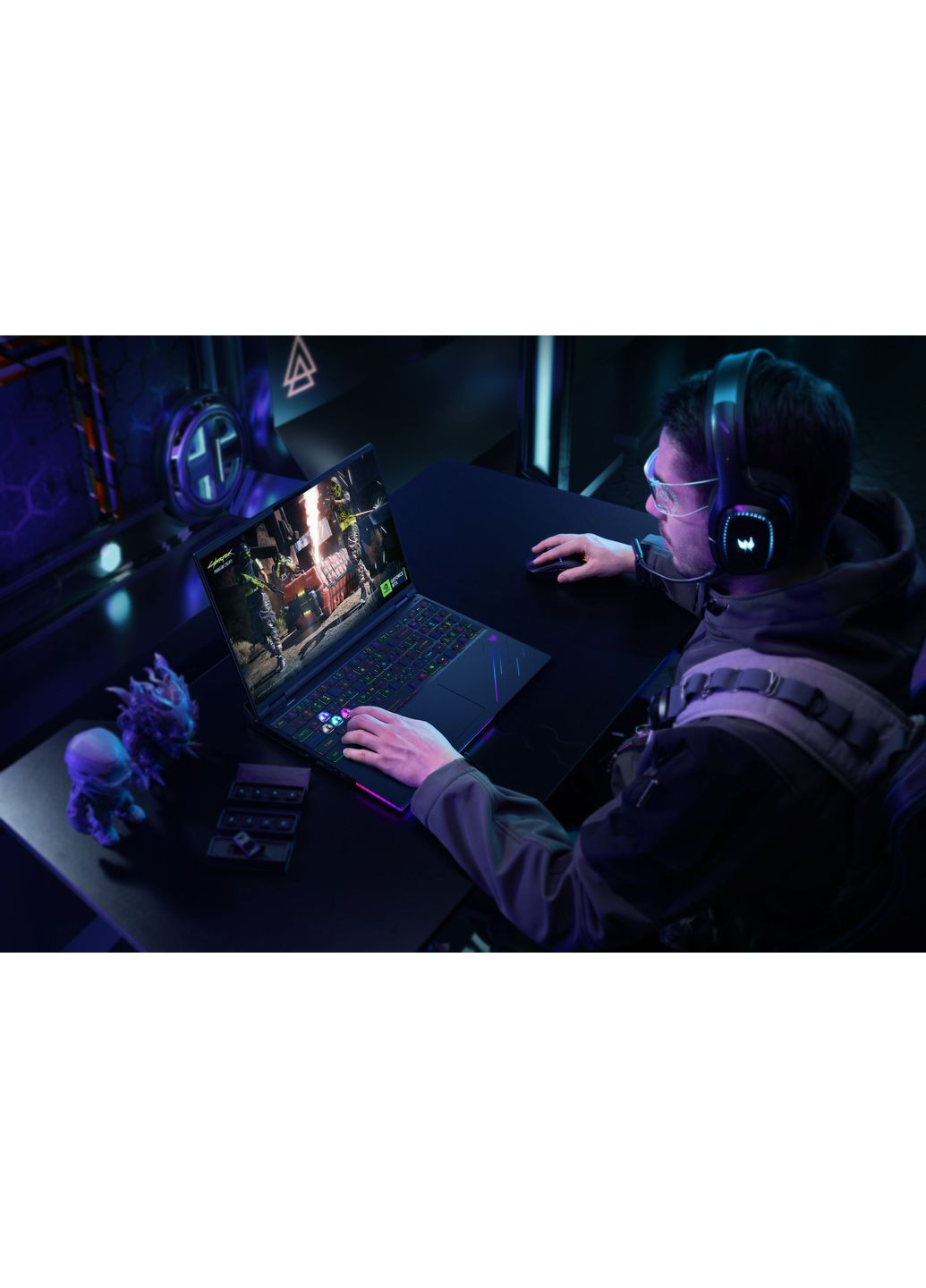 Ноутбук NH.QW3EU.002 Predator Helios 16 PH16-73 16" OLED, Intel U9-275HX, 32GB, F1TB, NVD5070Ti-12, Lin, Acer (365291327)