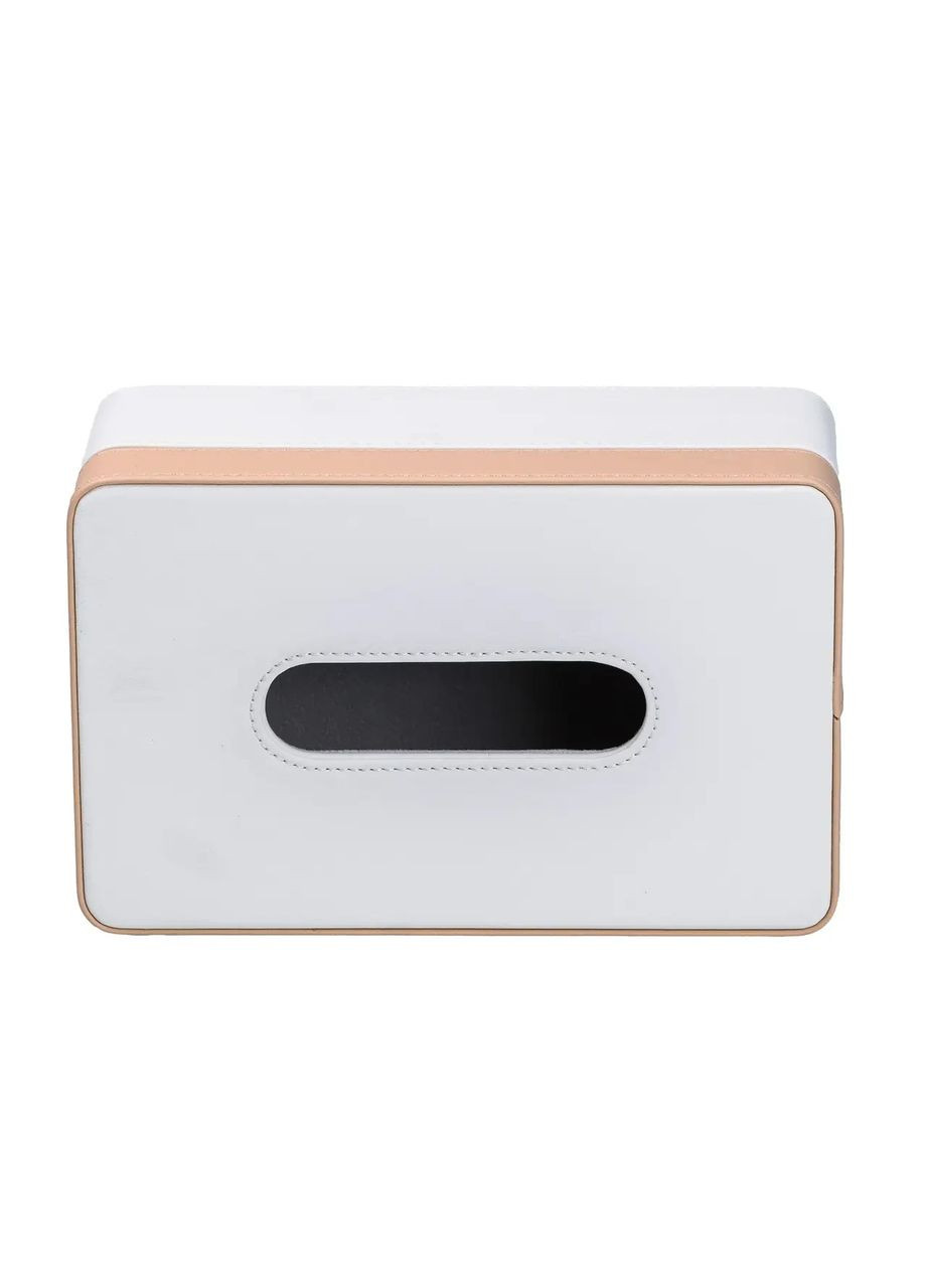 Салфетница из эко кожи для стола белая органайзер для салфеток и сервировки стола ProDobro (364190953)