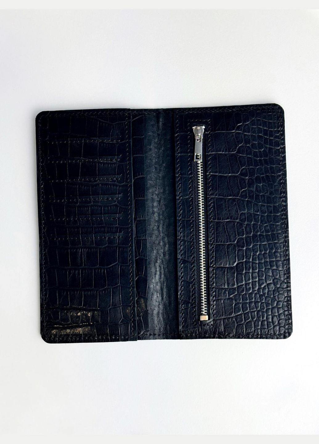 Кошелек мужской из натуральной кожи тиснение крокодил No Brand (327435627)