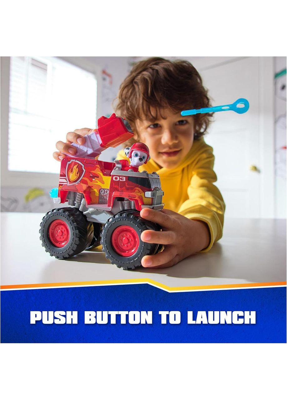 Paw Patrol Rescue Wheels Пожарный автомобиль с водителем Маршал серии Мега колеса Щенячий патруль Оригинал Spin Master (365251680)