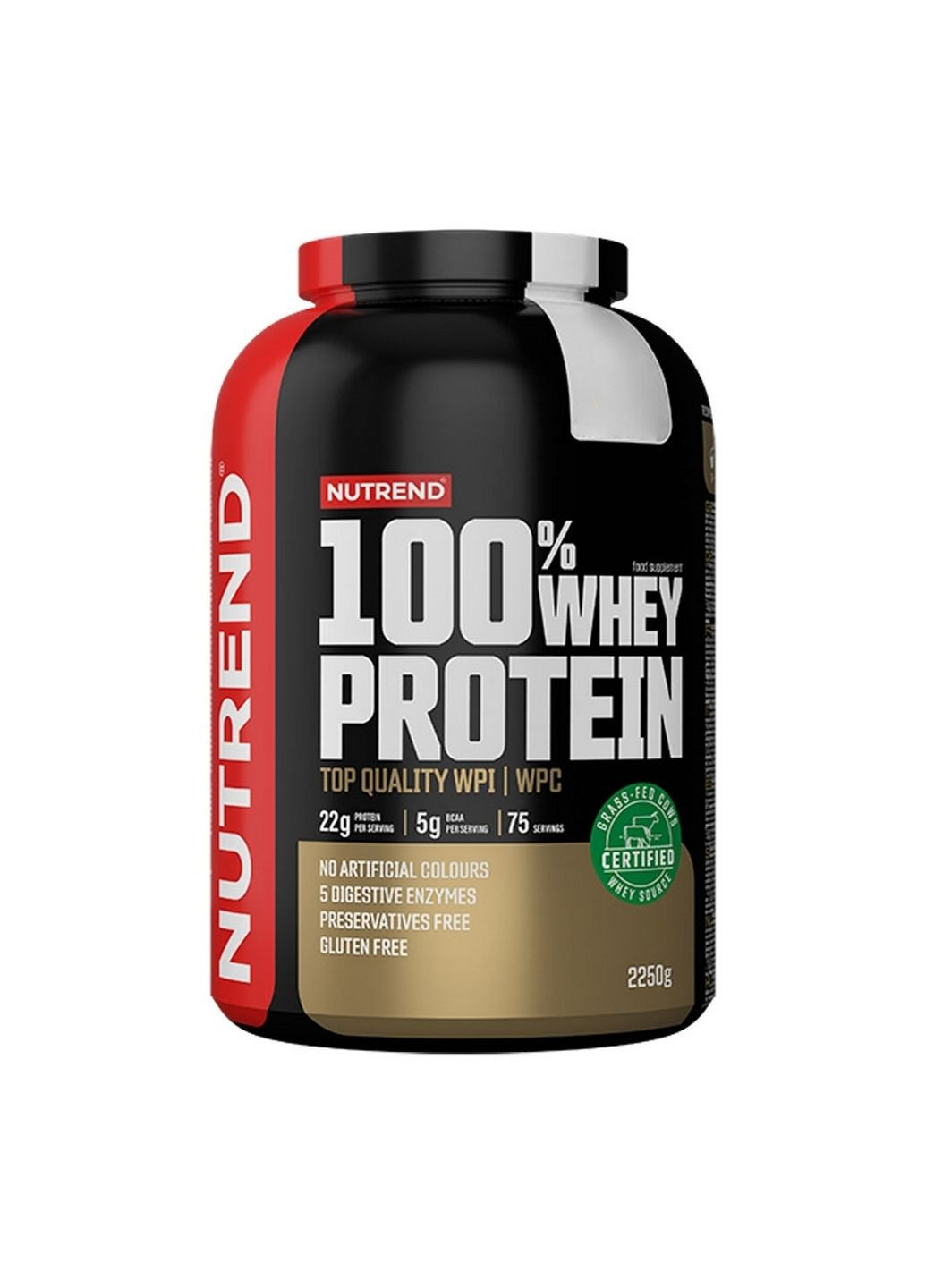 Протеїн 100% Whey Protein, 2.25 кг Шоколад-какао Nutrend (315870878)