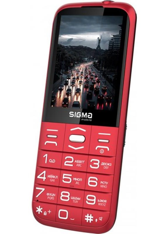 Мобильный телефон Comfort 50 Grace Dual Sim Red Sigma mobile (370620314)