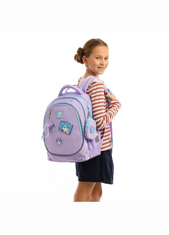 Шкільний набір Kawaii Love Рюкзак + Пенал + Сумка для взуття SET_K25-700M-6 Kite (324230464)