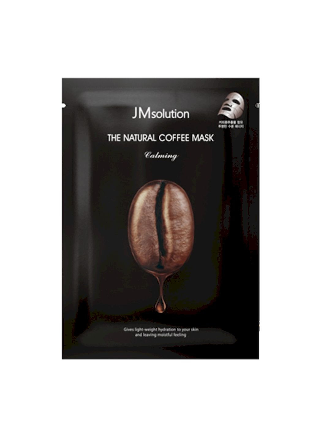 Заспокійлива тканинна маска THE NATURAL COFFEE MASK CALMING з екстрактом кави JM Solution (294222911)