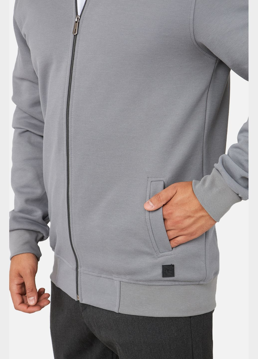 Мужской бомбер цвет серый ЦБ-00257940 TROY Life (306712757)