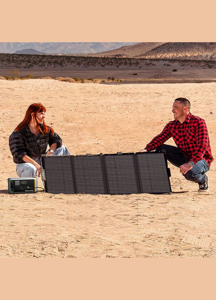 Портативная складная солнечная панель 100W Litheli (353502324)