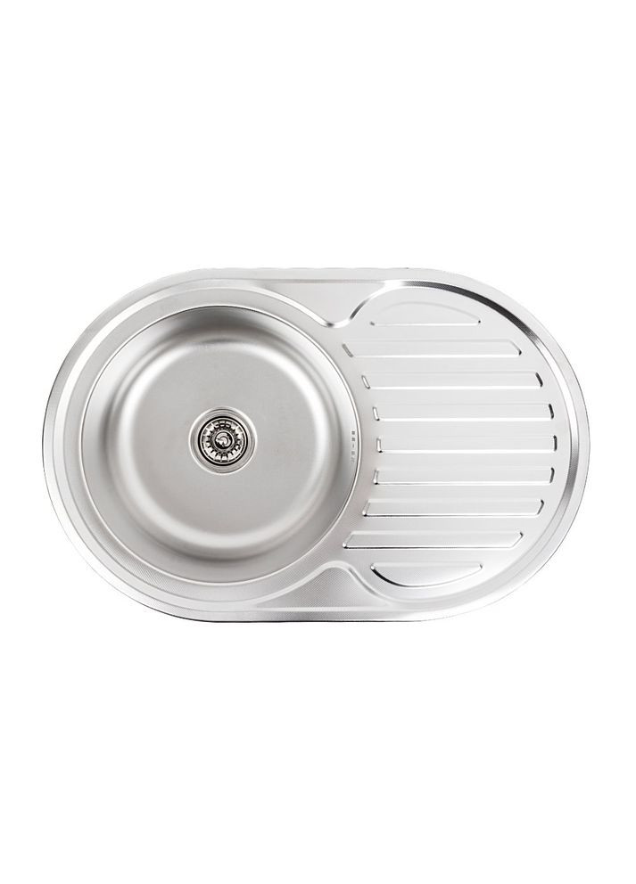 Кухонна мийка з нержавіючої сталі ДЕКОР 7750 (0,8/180 мм) Valeso (305296120)