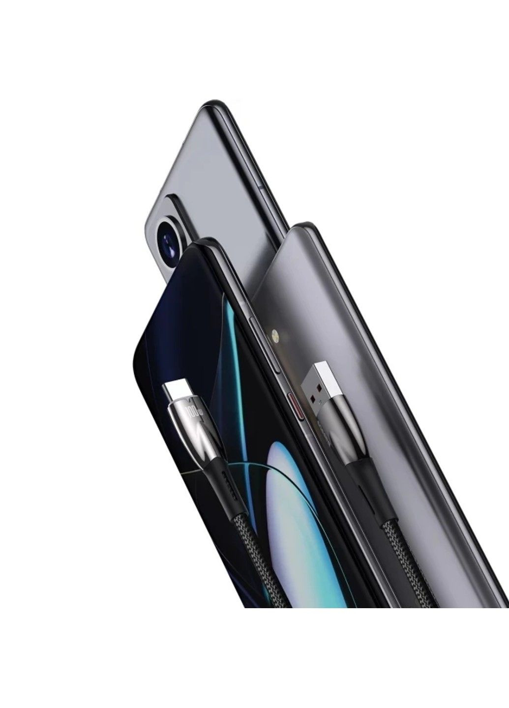 Дата кабель Glimmer Series Fast Charging Data Cable USB to Type-C 100W 2m (CADH00050) Baseus (307085595)