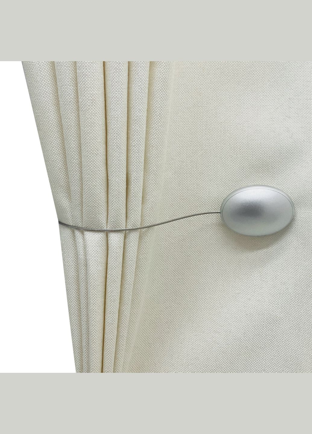 Магніт для штор овал 5.5х4 см антик світлий пара 2 шт MIS LT №12а (323147968)