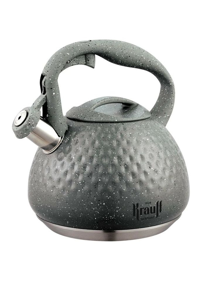 Чайник зі свистком Griseo 26-242-052 2.7 л сірий Krauff (335715537)