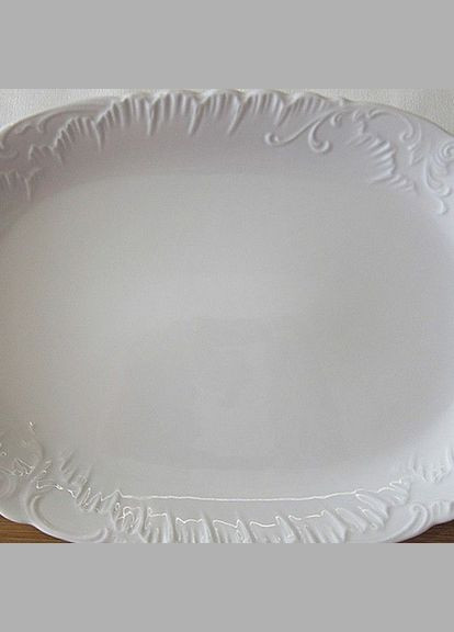 Блюдо Rococo 33 см овал. 33 см Rococo 0002 Cmielow (322000894)