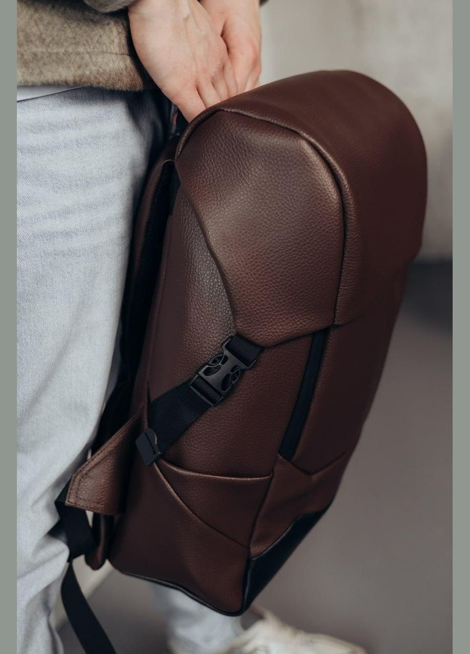 Вместительный рюкзак SG Safe Bag коричневый текстурный ToBeYou Safebag (302802798)