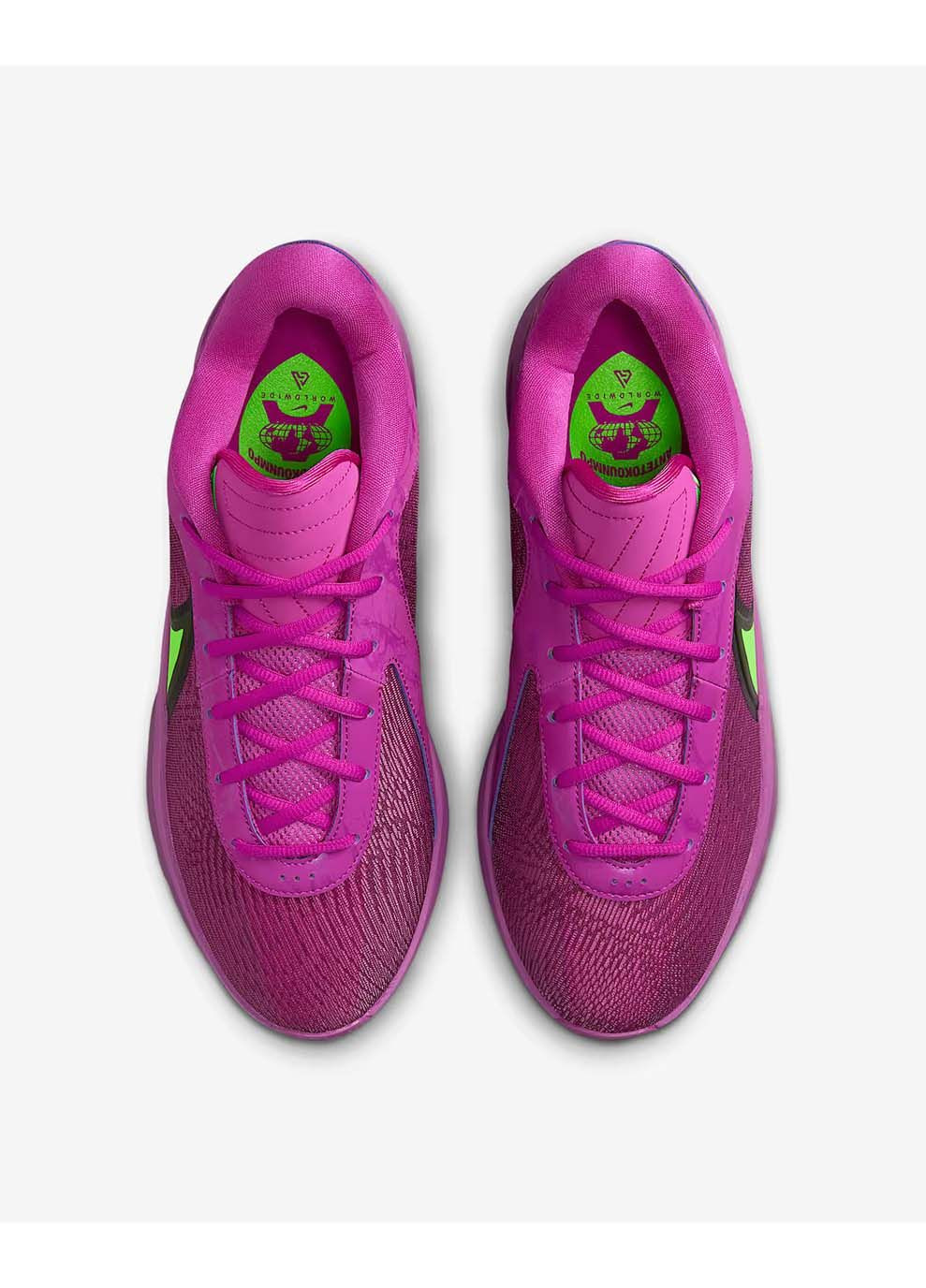 Фиолетовые демисезонные мужские кроссовки giannis freak 6 фиолетовый Nike