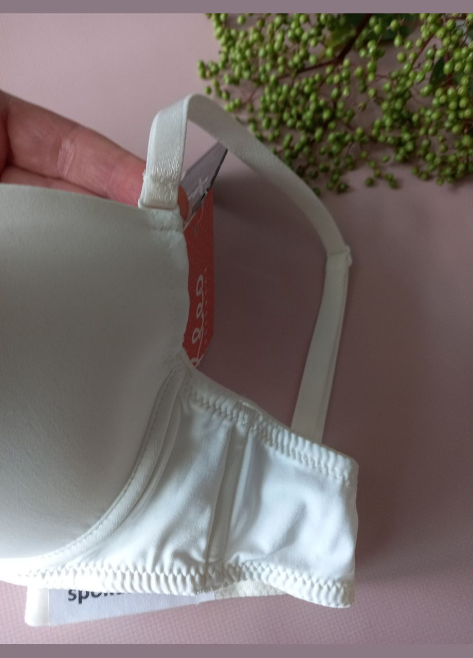 Белый гладкий лиф 70д клео helena 210.03 антично Kleo полиамид