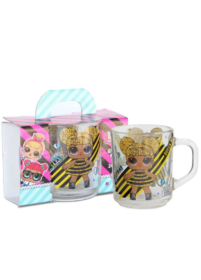 Кружка стеклянная Green Tea LOLSurprise! Queen Bee, 200 мл () L.O.L. Surprise! 86004915ОСТ (368210599)