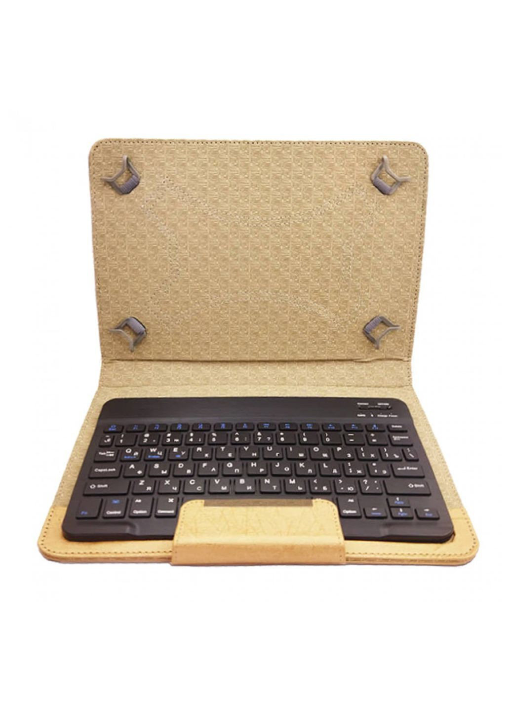 Чохол-підставка універсальна з Bluetooth клавіатурою для планшетів 9,5/9,6/9,7/10/10,1" Gold Adronix (324610262)