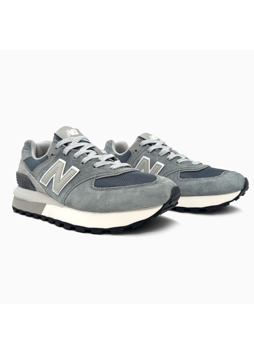 Серые демисезонные кроссовки женские и мужские new balance 574 legacy grey | нью беланс 574 серые No Brand