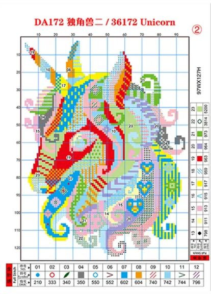 Набір для вишивання за нанесеною на канву схемою "Poppy garden". AIDA 14CT printed 72*52 см Joy Sunday (313614608)