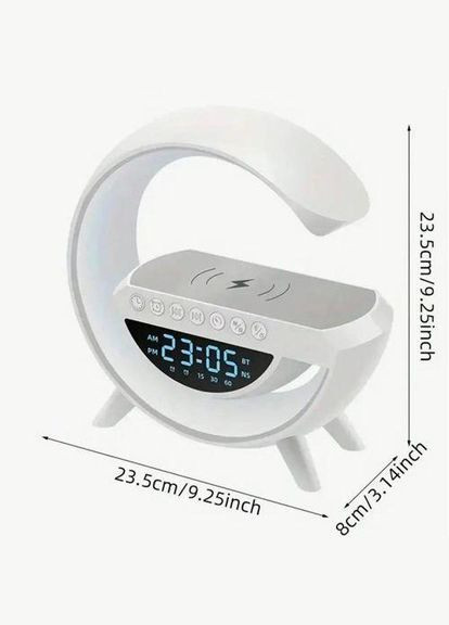 Нічник RGB BT-3401 світлодіодний музичний смарт-нічник колонка 10 Вт No Brand (317433688)