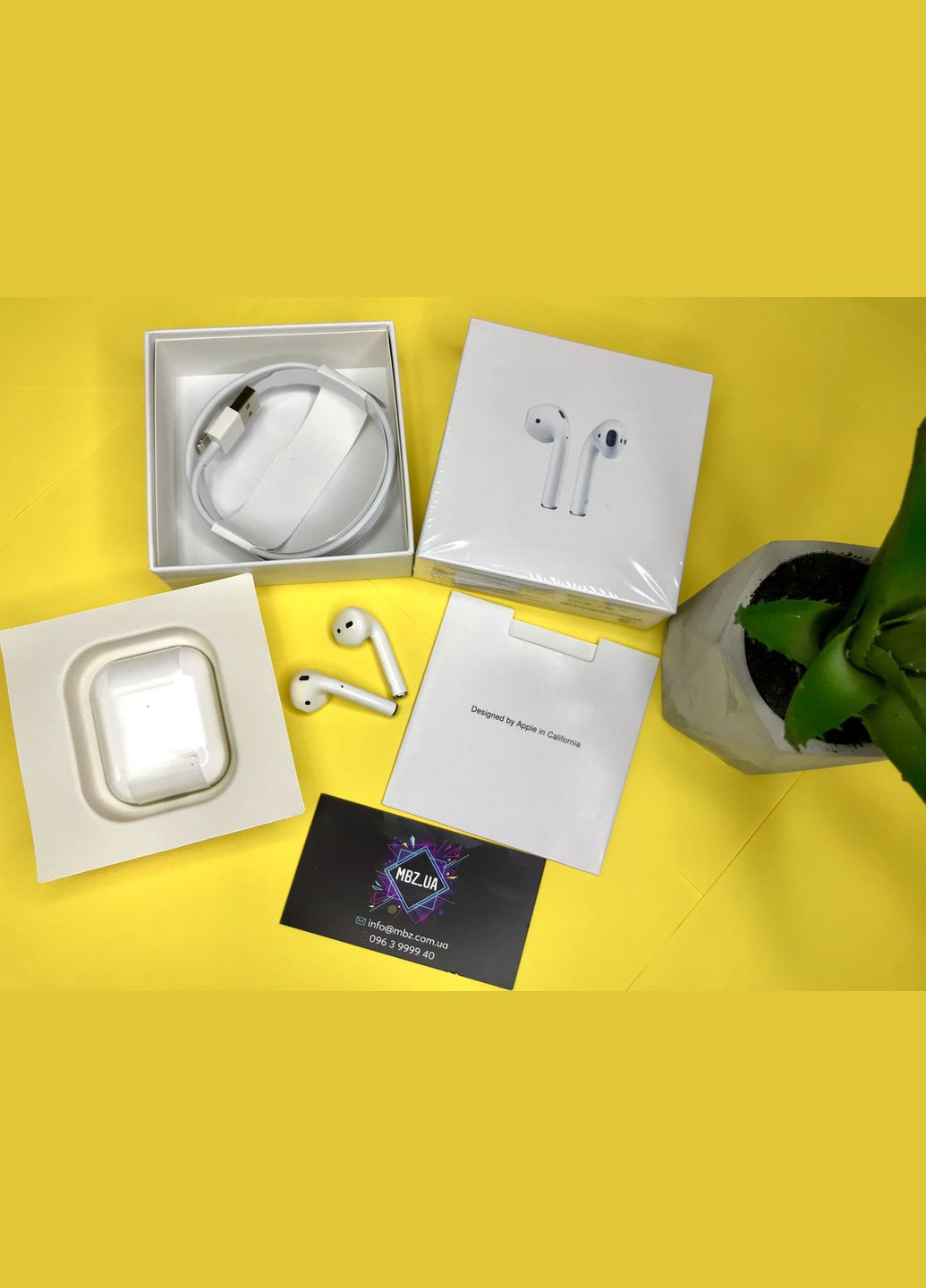 Беспроводные наушники AirPods 2 Поддержка IOS и Android No Brand (346483830)