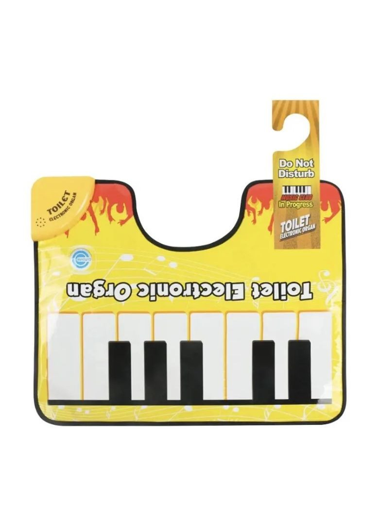 Музичний килим піаніно для туалету one size різнобарвний No Brand Килим (322335263)