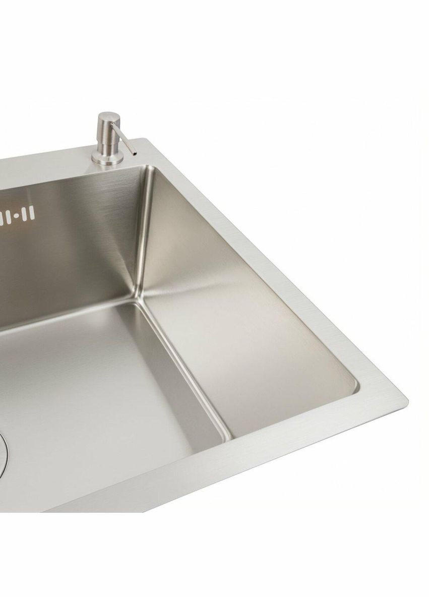 Кухонная мойка Handmade 70*50 нержавейка (сифон круглый, 3,0/0,8) Valeso (342070872)