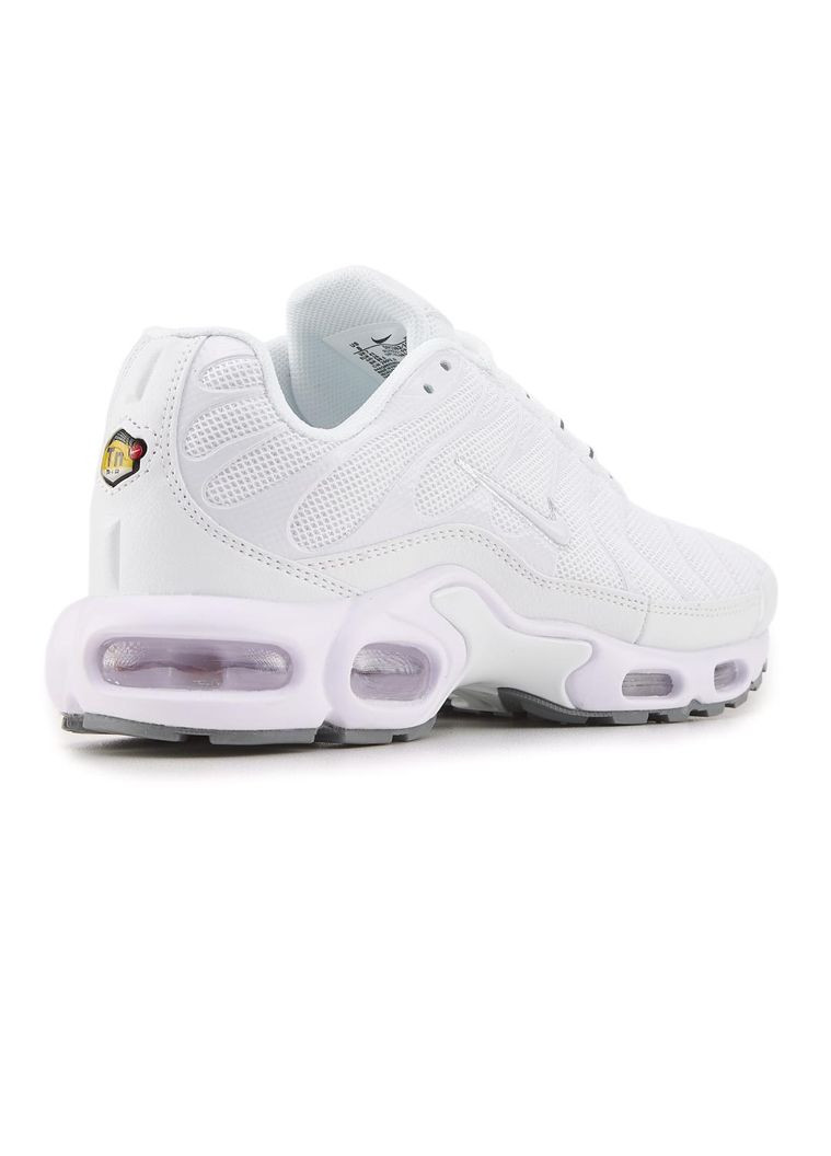 КРОССОВКИ ЖЕНСКИЕ NIKE AIR MAX TN PLUS WHITE НАЙК АИР МАКС ТН ПЛЮС No Brand белые демисезоны (367167234)