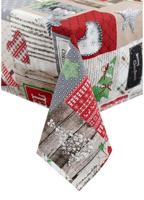 Скатертина Merry Christmas 132х180 см Різнокольоровий (7422) Прованс (361785031)